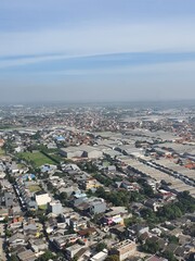 Obraz premium aerial view of the city