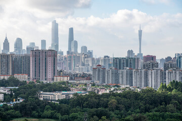 Obraz premium Guangzhou City Skyline, China
