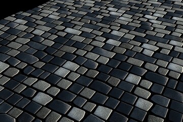 pavement with paving stones. Generative AI