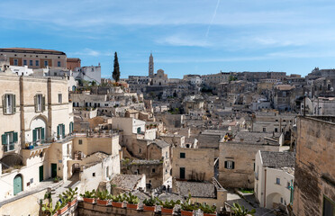 The Sassi of Matera, a Unesco World Heritage Site.