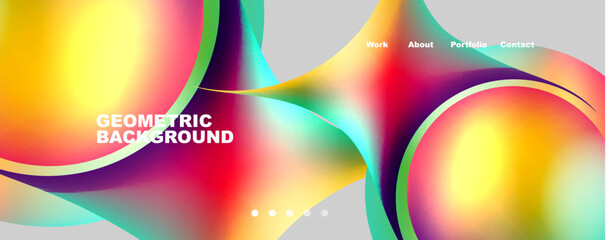 Trendy simple circle gradient abstract background. Vector Illustration For Wallpaper, Banner, Background, Card, Book Illustration, landing page