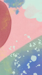 abstract watercolor painting background