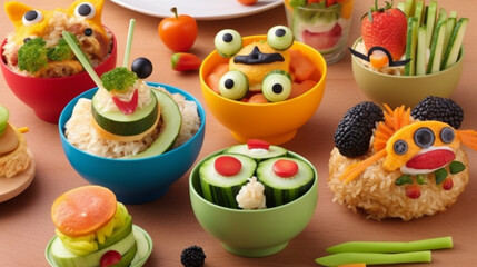 Obraz premium Fun food for kids