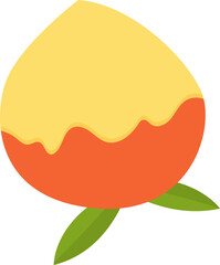 peach illustration
