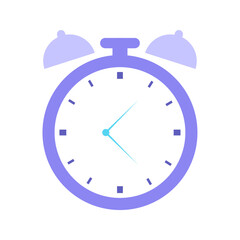 Alarm clock vector illustration isolated on white background