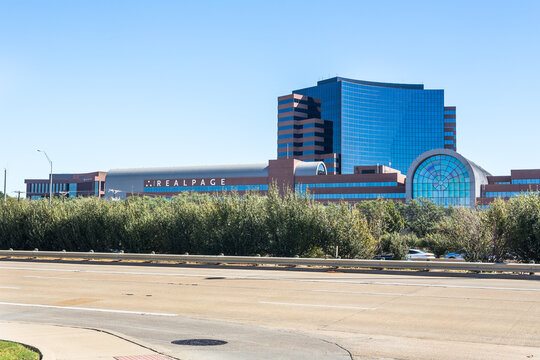 American Multinational Corporation American multinational corporation RealPage that provides property management software building exterior in Richardson, Texas
