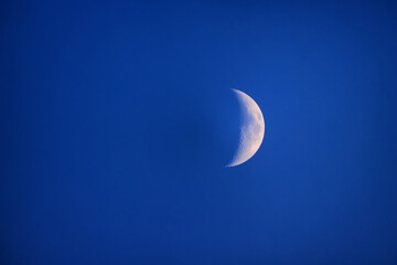 Obraz na płótnie Canvas moon night sky space view