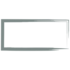 Fototapeta premium Rectangle Brush Stroke Frame