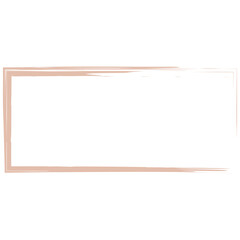 Rectangle Brush Stroke Frame