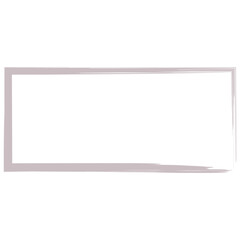 Rectangle Brush Stroke Frame