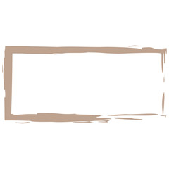 Rectangle Brush Stroke Frame