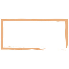 Rectangle Brush Stroke Frame