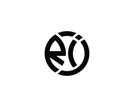 RI logo design vector template