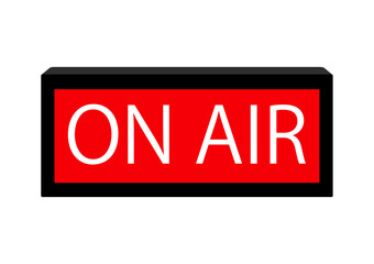 ON AIR（配信中）の看板