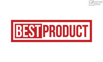 Best product stamp red rubber stamp on white background. Best product stamp sign. Best product stamp.