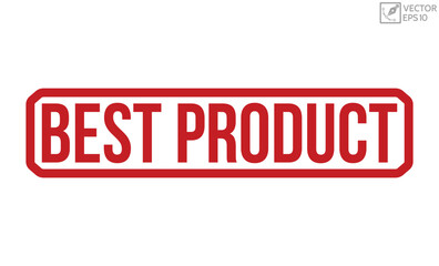 Best product stamp red rubber stamp on white background. Best product stamp sign. Best product stamp.