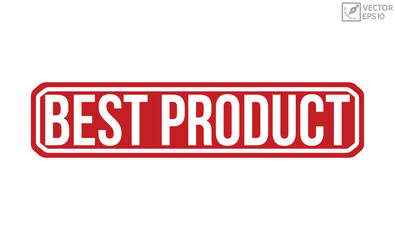 Best product stamp red rubber stamp on white background. Best product stamp sign. Best product stamp.