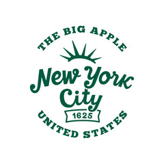 New York City vector design template. Vector and illustration.