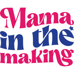 Retro Baby T-shirt Design, Vector