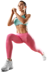 Photo sur Plexiglas Fitness Beautiful young woman training at gym