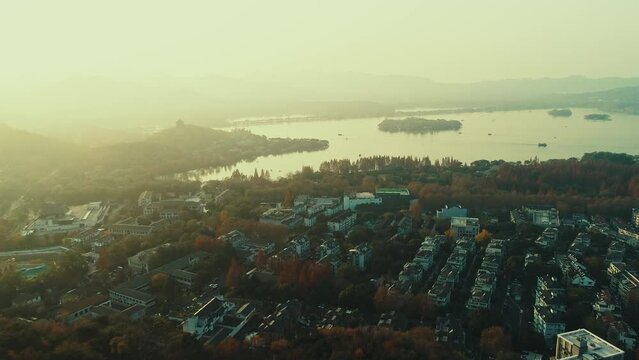 Hangzhou urban buildings