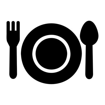 buffet glyph icon