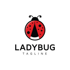 Ladybug logo on white background