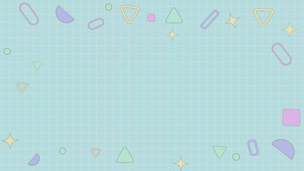 メンフィス柄の背景