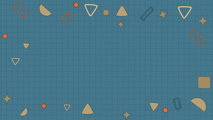 メンフィス柄の背景