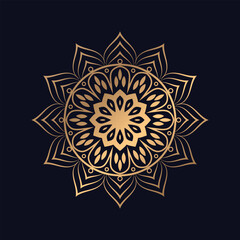 Luxury mandala background design vector logo icon illustration for print