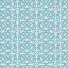 麻の葉模様 S　12月 タンザナイトカラーTanzanite Color 神秘　栄光
