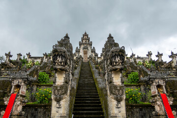 Fototapeta na wymiar Pura Luhur Lempuyang temple in Bali Indonesia