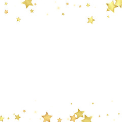 Magic stars vector overlay.  Gold stars scattered