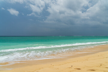 Coral beach in Nusa Dua Bali Indonesia