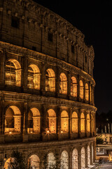 colosseum at night