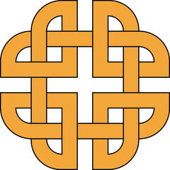 Obraz premium Celtic knot vector image