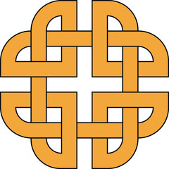 Celtic knot vector image