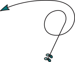 decorative arrow symbol