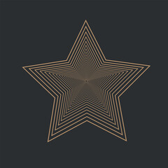 abstract star background vector illustration