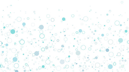 Abstract circle design backgrounds of various sizes scattered free in blue tones.