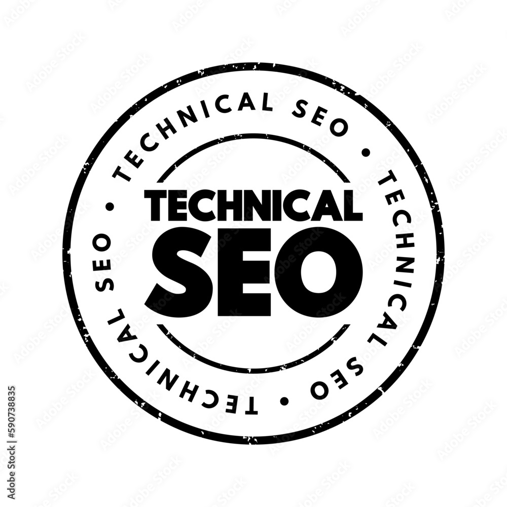 Poster technical seo - process of ensuring that a website meets the technical requirements of modern search