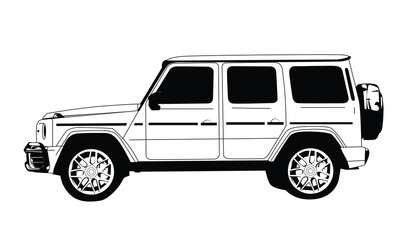 off road vehicle vector