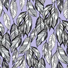Floral hand drawn seamless pattern. Hand drawn botanical illustration. Background for header, image for blog, design. Design for wallpapers, textiles, fabrics.