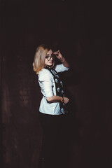 Modern feminist woman portrait, strong and powerful personality, ladies in new world