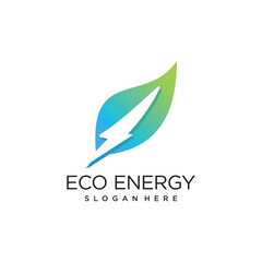 Energy logo design vector with creative modern idea