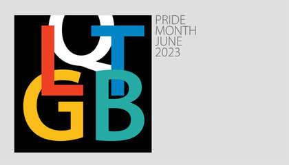 Graphic design for pride month