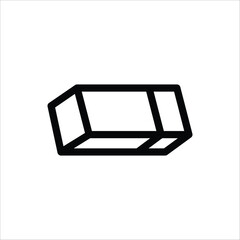 Eraser tool icon. Rubber vector icon. Eraser flat sign design. Rubber tool symbol pictogram. UX UI icon
