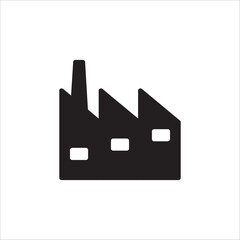 Factory vector icon. Factory flat sign design. Factory symbol pictogram. UX UI icon