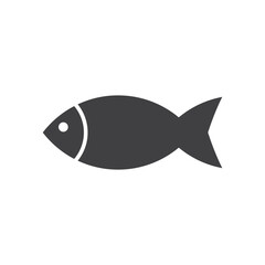 Fish vector icon. Fish flat sign design. Fish symbol pictogram. UX UI icon