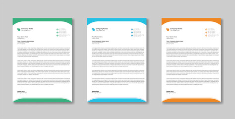 Letterhead design template